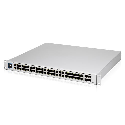 Ubiquiti UniFi 48-port Managed Gigabit Layer2 & Layer3 Switch, Auto-sensing 802.3at PoE+ & 802.3bt PoE, SFP+, Touch Display, 600W GEN2, Ubiquiti UniFi 48-port Managed Gigabit Layer2 & Layer3 Switch, Auto-sensing 802.3at PoE+ & 802.3bt PoE, SFP+, Touch Display, 600W GEN2,